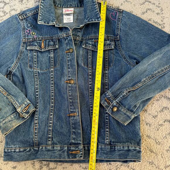 Vtg 1990s Disney Princesses Denim Jacket Size Large - Picture 10 of 10